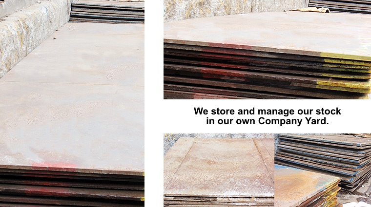 We store and manage our stock in our own Company Yard.